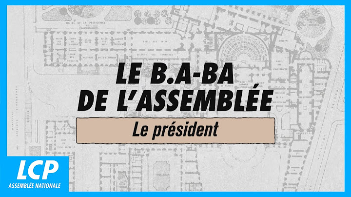 Le Président | Le B.A. - BA de l'Assemblée nationale #02