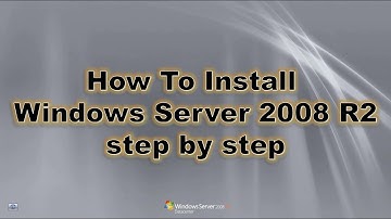 How to Install Windows Server 2008 R2 step by step