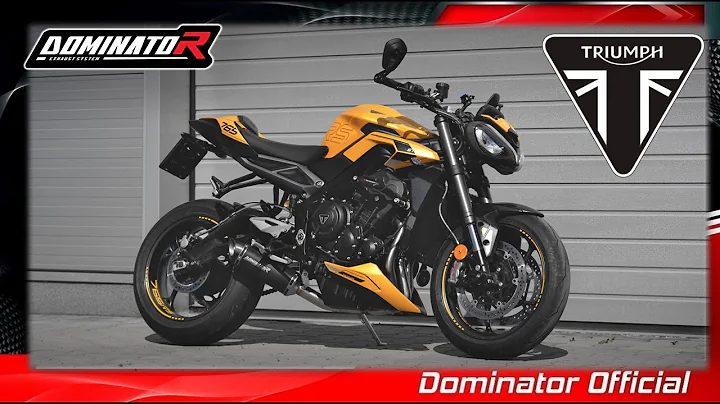 Triumph Street Triple 765 RS | Dominator Exhaust Sound | DYNO Test