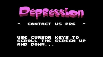 Contact us by Depression - Atari ST Intro