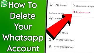 Details How To Delete Whatsapp Account! Guide
