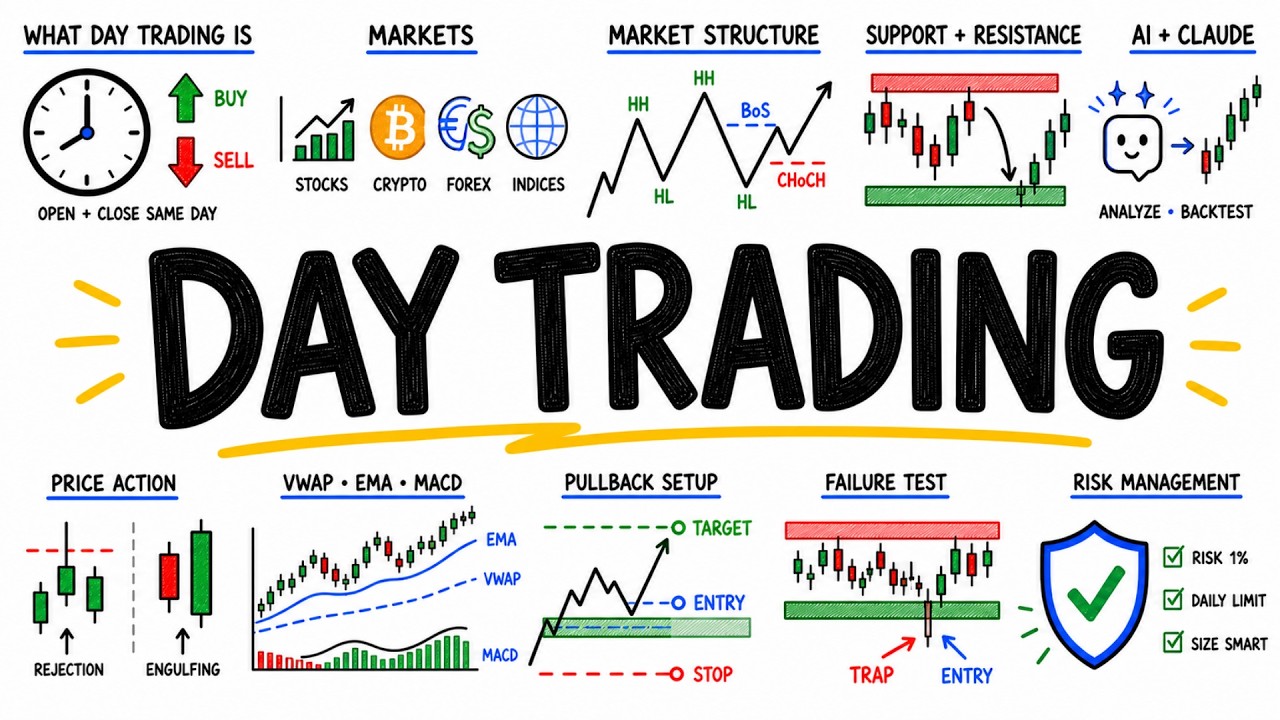 MASTER Day Trading in 2026 (Complete Free Course)