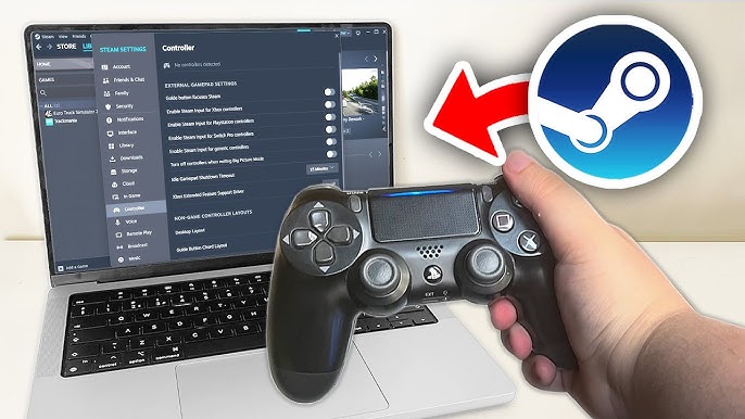 How to use the Dualshock 4 PSC4 controller on PC with Bluetooth