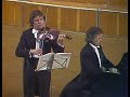 Viktor Tretyakov plays Mozart K. 378 & Franck Violin Sonata - video 1984