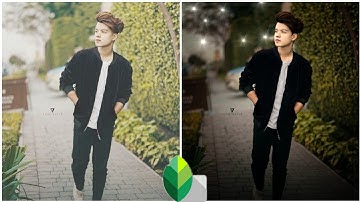 Snapseed Bokeh effect || photo editing background change