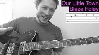 Beginner's Finger Picking Lesson - Blaze Foley's "Our Little Town"
