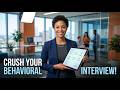 The Behavioral Interview Framework That Gets SDETs Hired