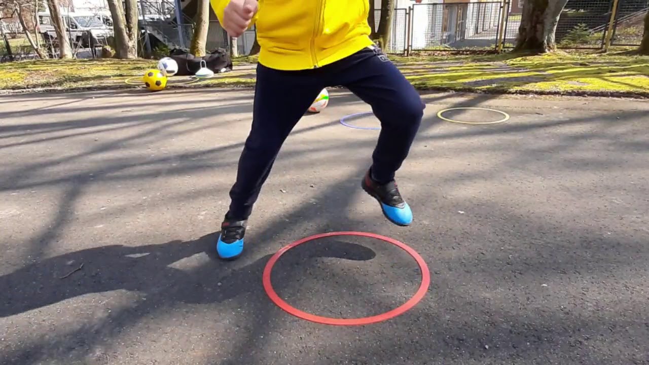 Soccer Coordination Training with Speed Rings + Ball ⚽️ تمارين تنسيق