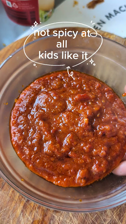 Sambal Oelek - Natural Chilli Sauce #sambaltrasi #resep