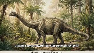 "How did the Brontosaurus, amidst the tumult of that ancient midnight, discover its absolute