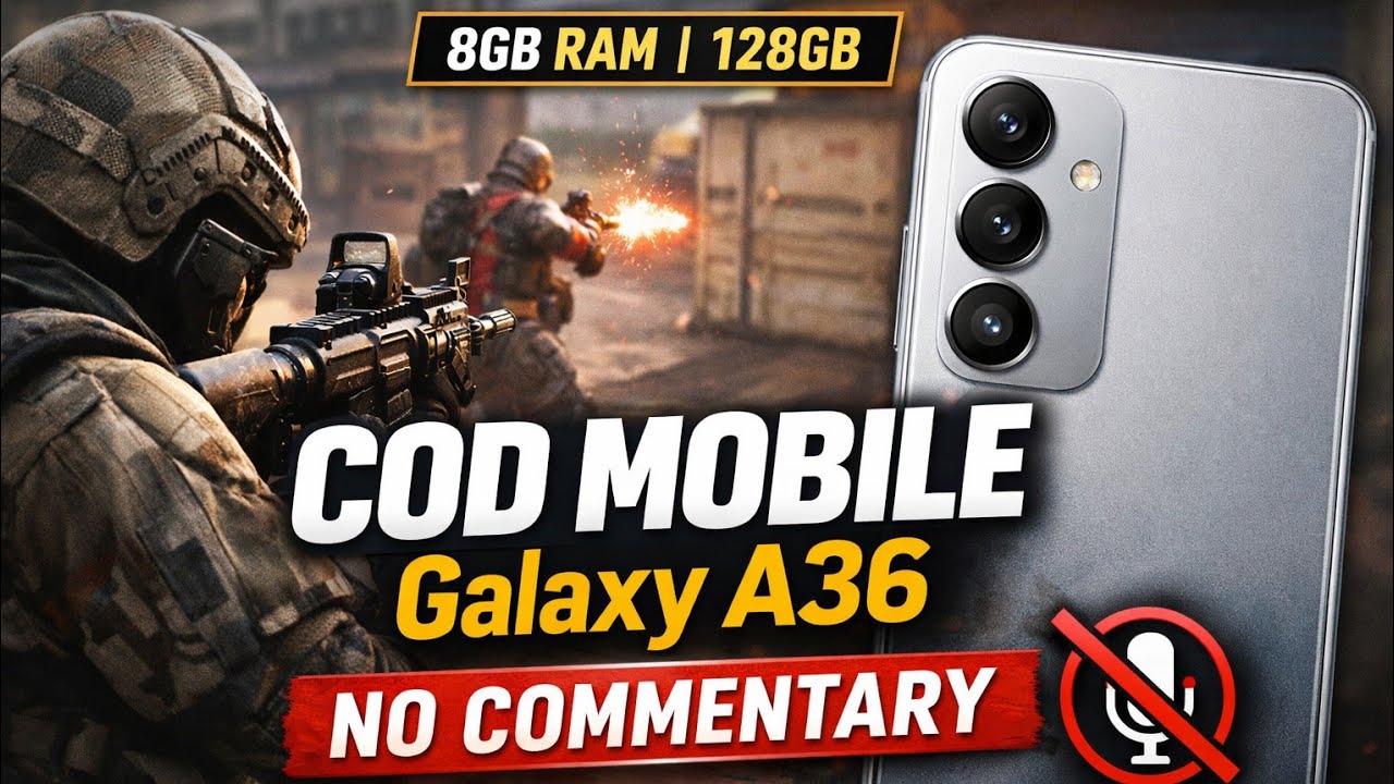 Call of Duty Mobile Gameplay on Samsung Galaxy A36 (8GB/128GB) | No Commentary 🎮