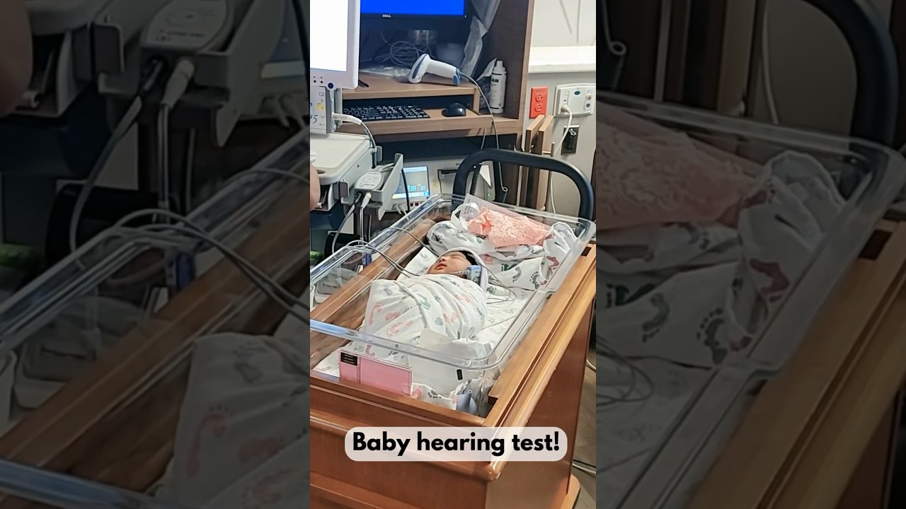Baby hearing test!❤️ 