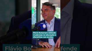 Flávio Bolsonaro defende mudanças na educação e disciplinas nas escolas #Shorts #DomingoEspetacular