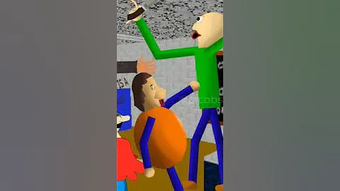 Slender man vs. Baldi's Basics - Video Game Rap Battle ANIMATION  (Part 3) #baldi  #animation #rap