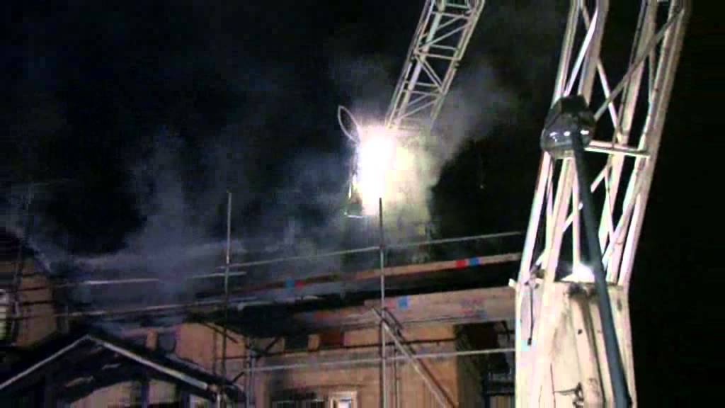 Våldsam brand stoppades på Slottets fritidsgård