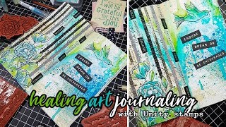 LIVE • Healing Art Journaling with Unity Stamps