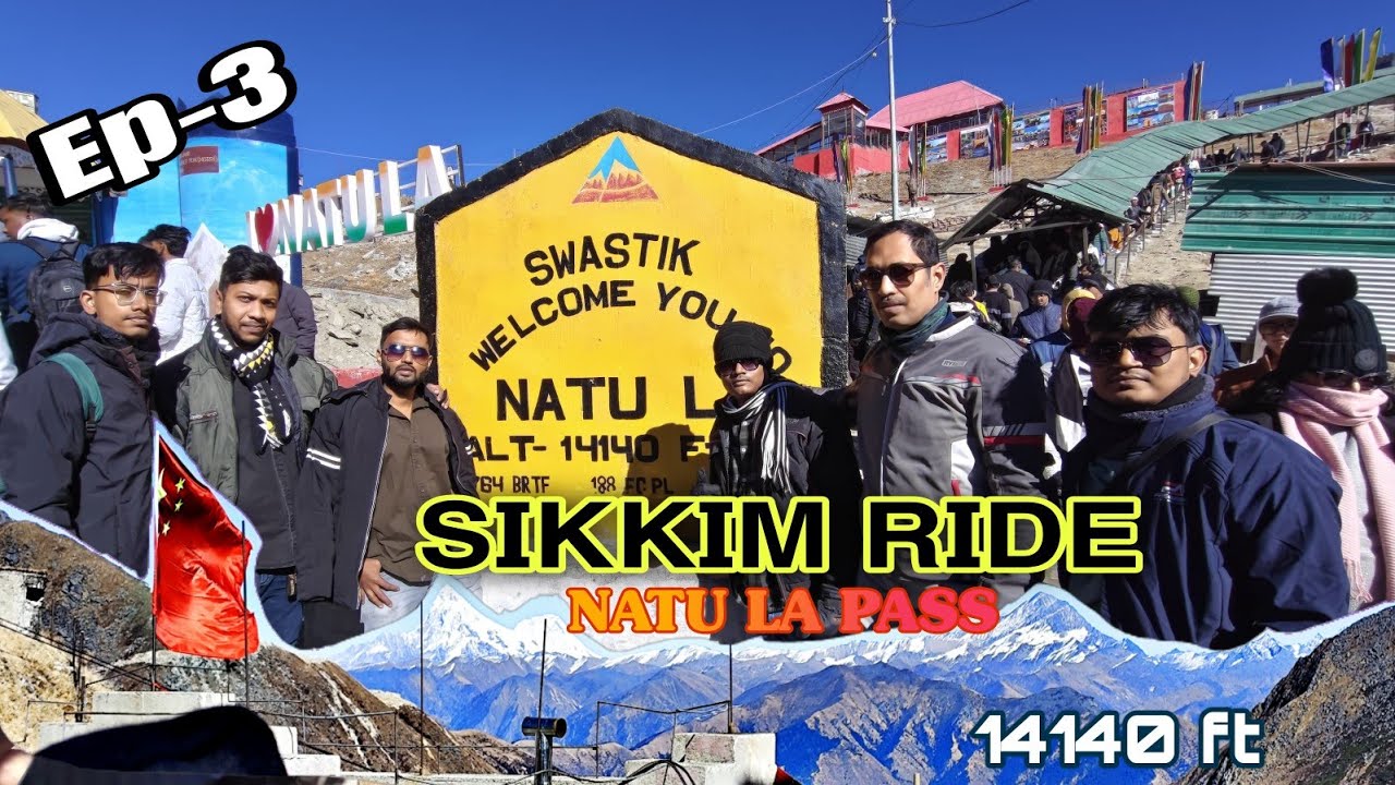জয় করলাম NATU LA PASS 14140ft |  KOLKATA TO SIKKIM RIDE | EP 3️⃣  । NATU LA PASS PARMIT Details