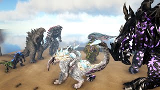 TEAM TITANS  vs TEAM GODZILLA | Ark Battle