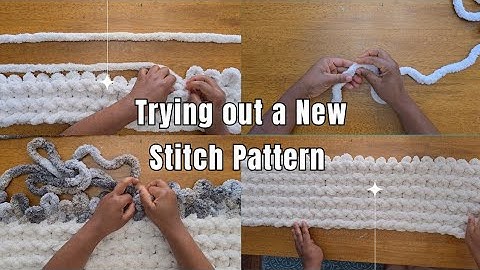 How to Hand Knit a Blanket Using a New Stitch Pattern (Beginner Friendly) Tutorial