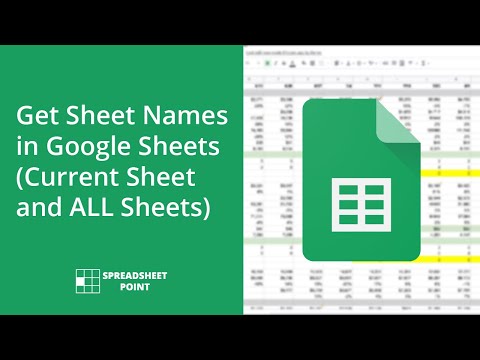 How To Get The Sheet Name In Google Sheets Formula Spreadsheet Point