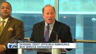 Mayor Mike Duggan, DDOT announce second phase of major bus expansion
