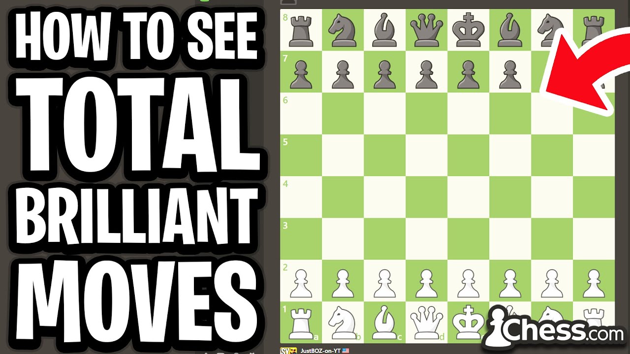 How To See Total Brilliant Moves On Chess.com (PC & Mobile) - Full ...