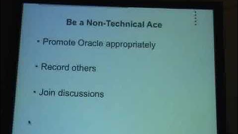 How to be an Oracle ACE or Oracle ACE director