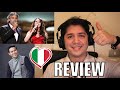 TIME TO SAY GOODBYE - ITALIAN REACTION AND LANGUAGE REVIEW  (Marcelito Pomoy)