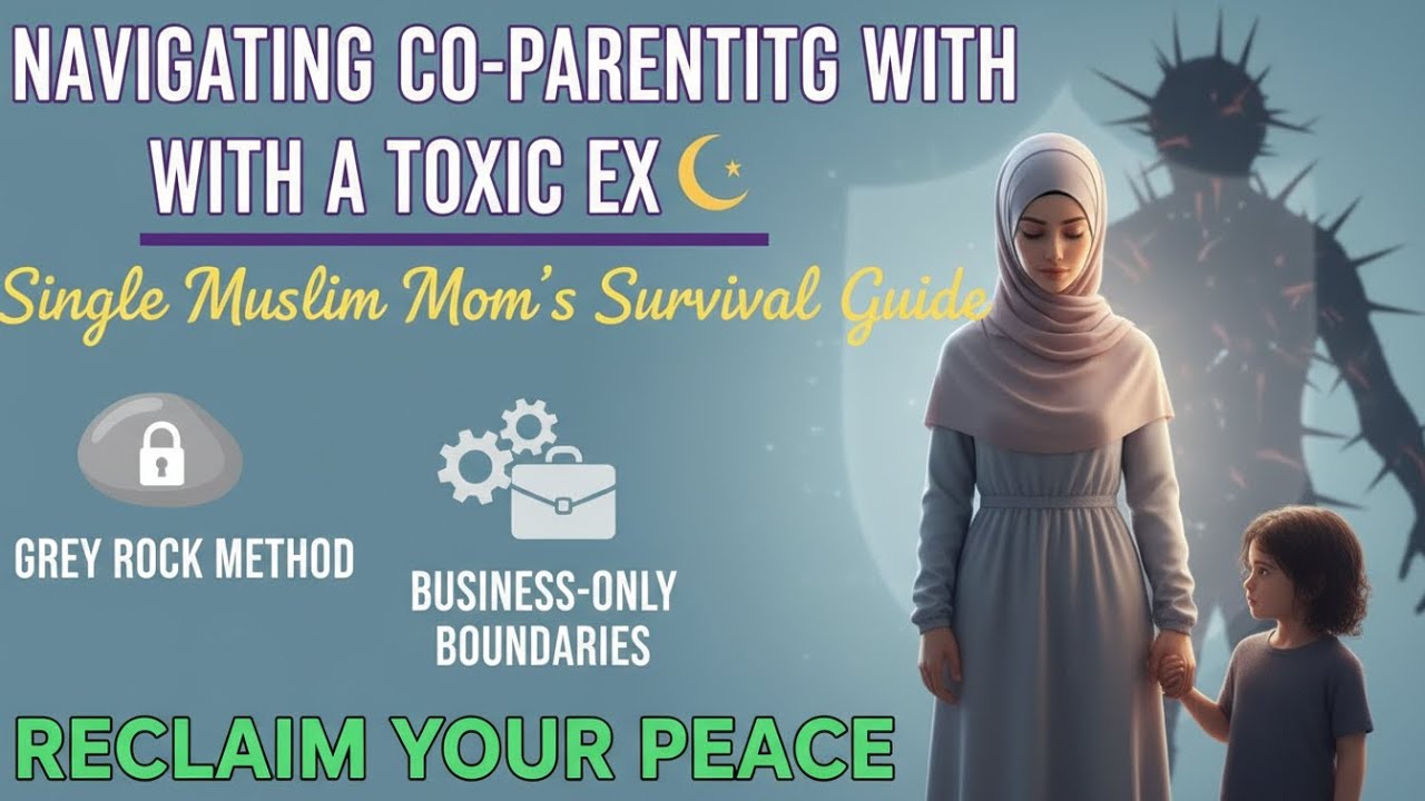 Single mom and toxic coparenting
