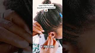 Learn How To Lock Dreadlock From Scratch 👍🏾💯 #world #dreadlocks #happy #hairstyle