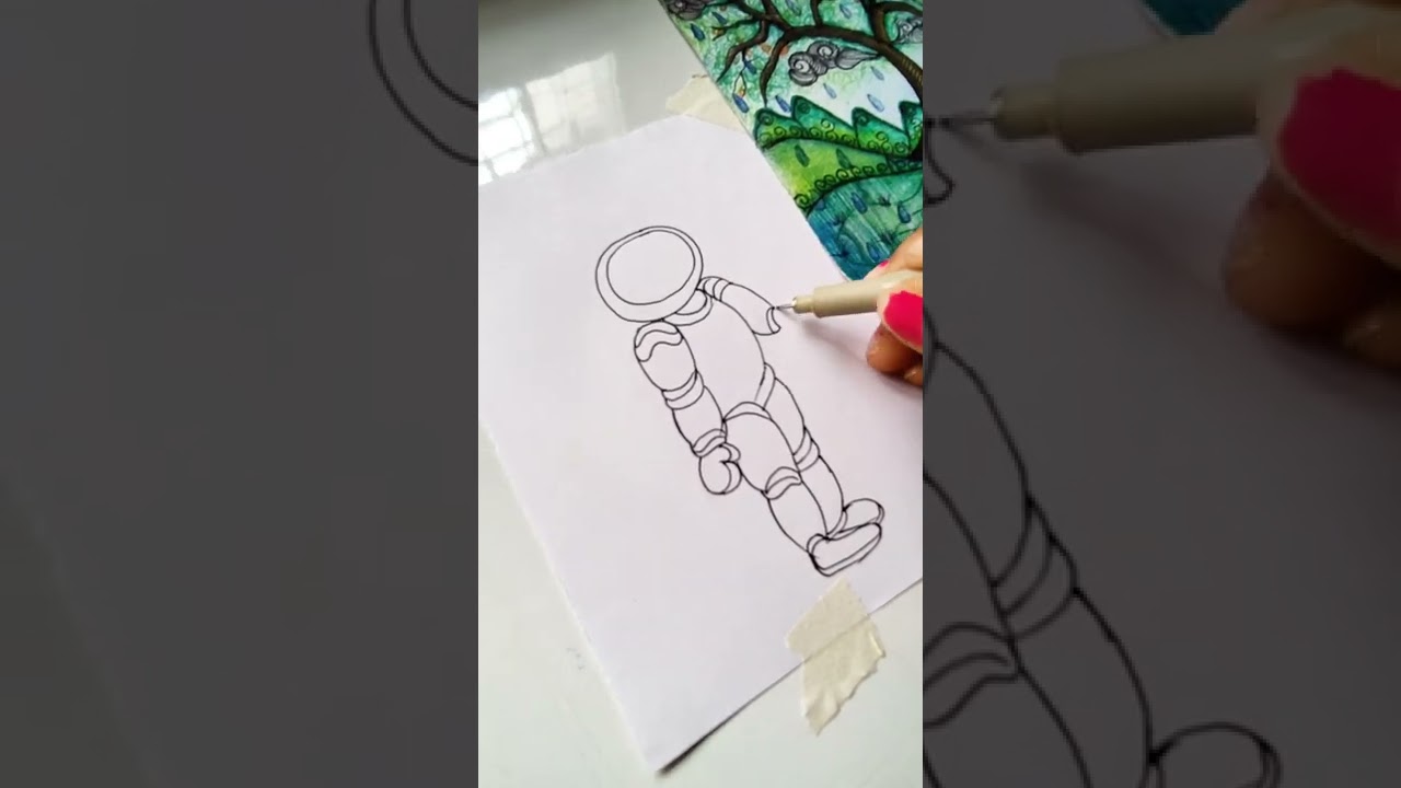 National moon day drawing | national moon day poster drawing 