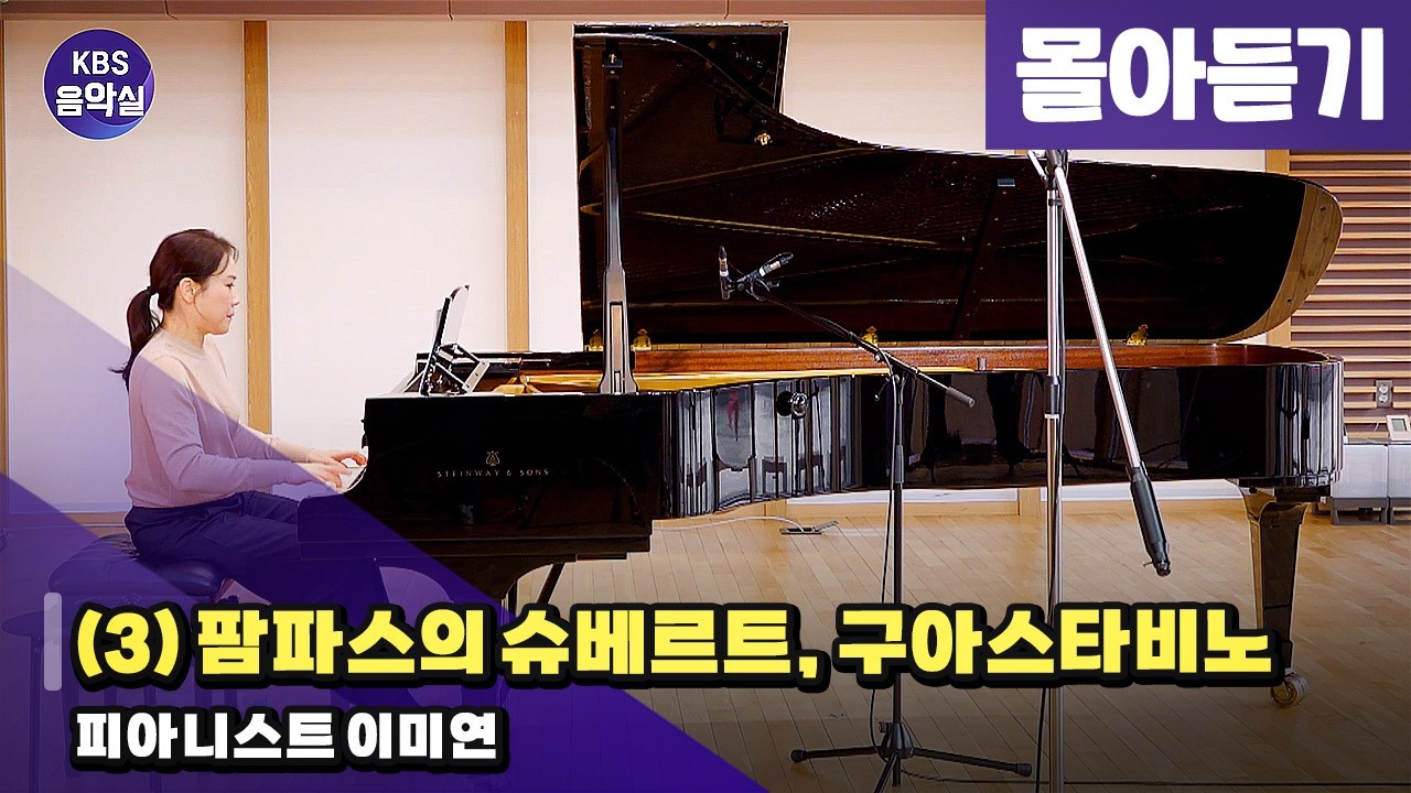 [KBS음악실] 살롱 드 피아노 (이미연 (3) 팜파스의 슈베르트, 구아스타비노) | KBS 260224 방송