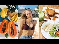 WHAT I EAT IN A DAY VLOG | BEACH DAY IN PLAYA DEL CARMEN | Vlogmas Day 5