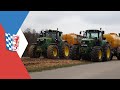 Gülleausbringung 2021 | John Deere 7810 | Zunhammer 19500 |  John Deere 6155 R | ...