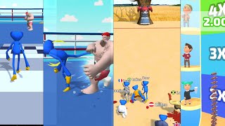 Popsicle Stack vs Monster Run 3d