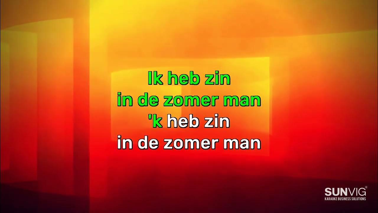 Bizzey & Kraantje & Rolf - Zin In De Zomer Man - #karaoke #karaokesongs