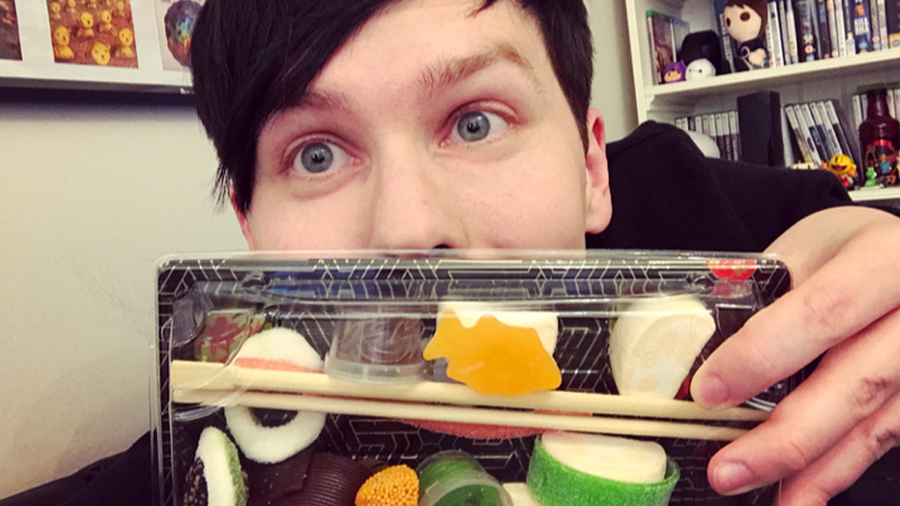 TRYING GUMMY CANDY SUSHI! (LIVE) - SUBSCRIBE FOR MORE! http://www.youtube.com/subscription_c...
MERCH http://www.danandphilshop.com

DAN AND PHIL GAMES!! http://www.youtube.com/danandphilgames

T