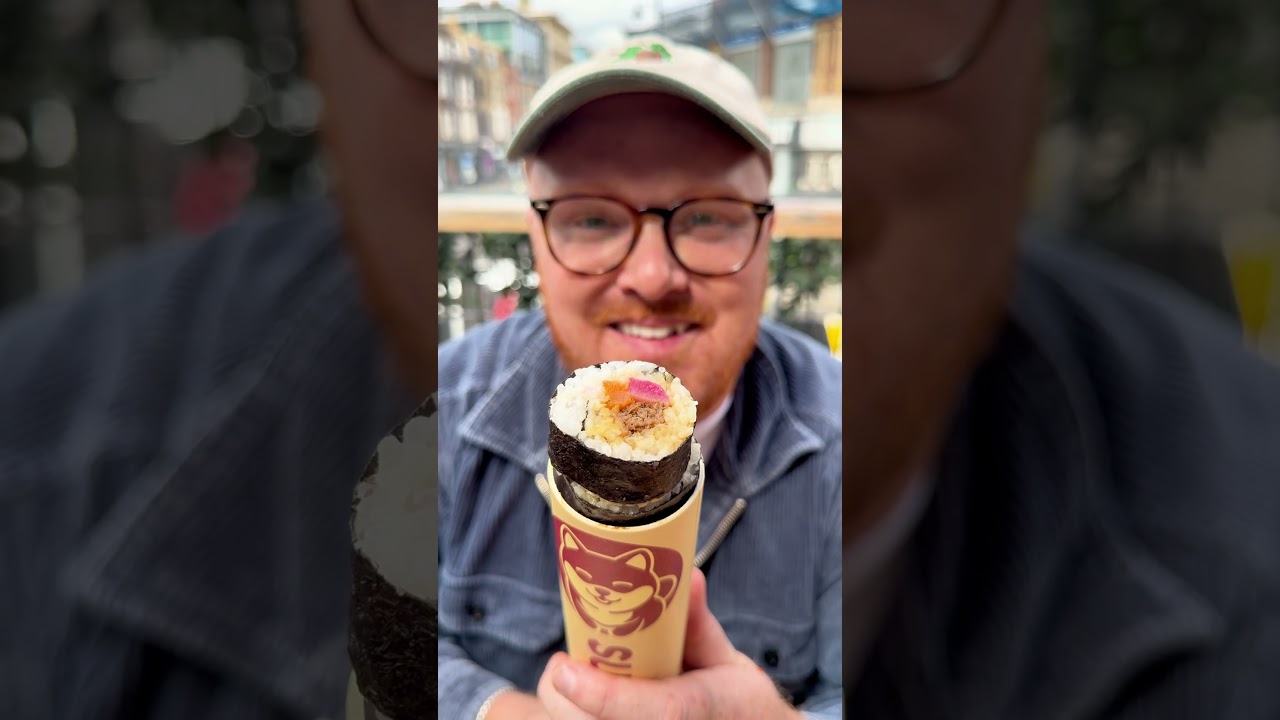 Sushi push pops in London #sushi #london #viralfood #shorts