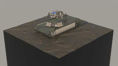 Blender M1A2 Abrams Animation