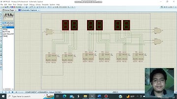 Membuat Jam Digital Dengan IC 74192 Di Aplikasi Proteus 8