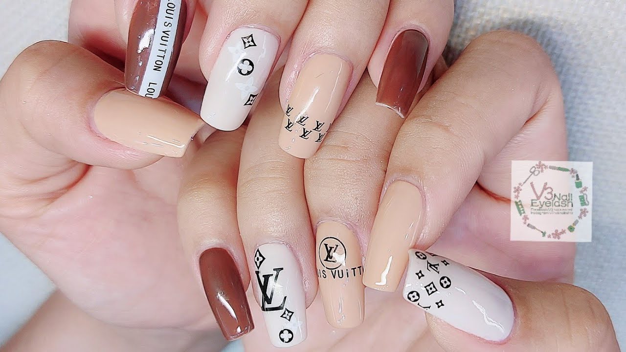 Giảm giá Nail box mẫu lv sang chảnh BeeCost