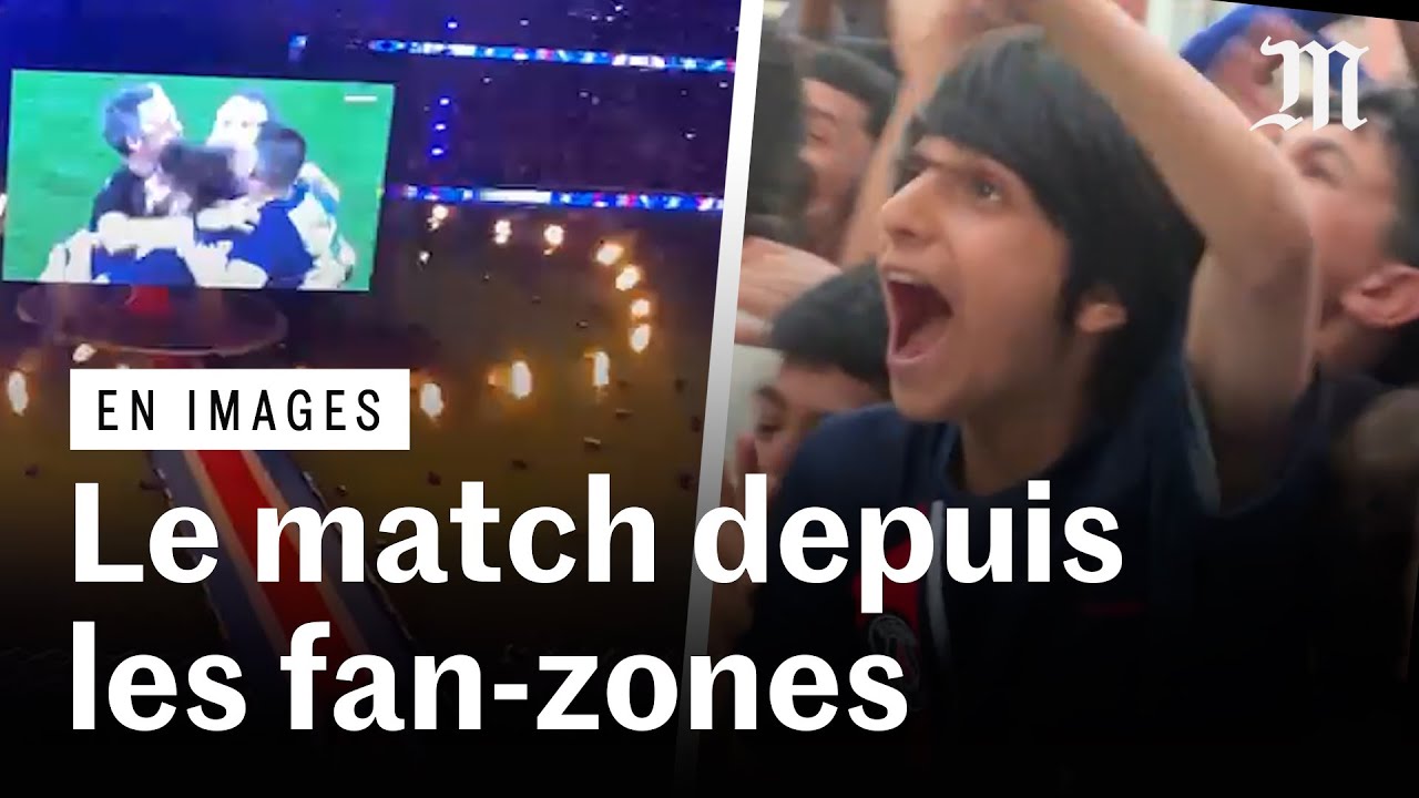PSG-Inter Milan : la réaction des supporteurs à chaque but du PSG (5-0)