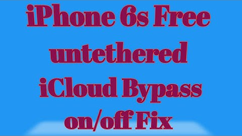 iPhone 6s Free untethered iCloud Bypass iOS 12.4 Free Windows done untethered icloud bypass sim no