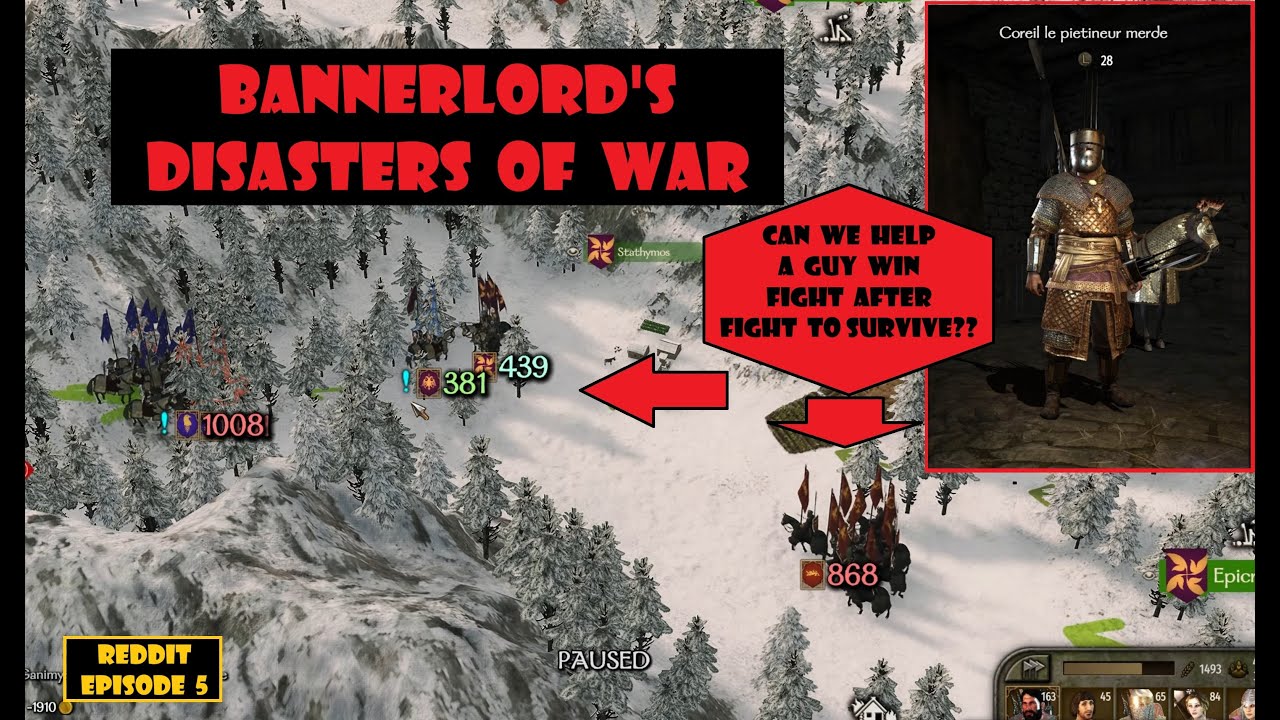 Helping a Player win battle after battle to SURVIVE and SAVE GARIOS?? Disasters of War