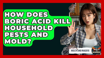 How Does Boric Acid Kill Household Pests And Mold? - Insects and Invaders