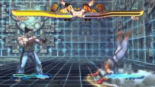 Kazuya's Super Art and Cross Assault in Street Fighter X Tekken