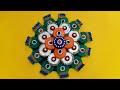 Wall hanging craft idea | Craft making with Bottle cap | Wall decoration idea wth Plastic bottle cap