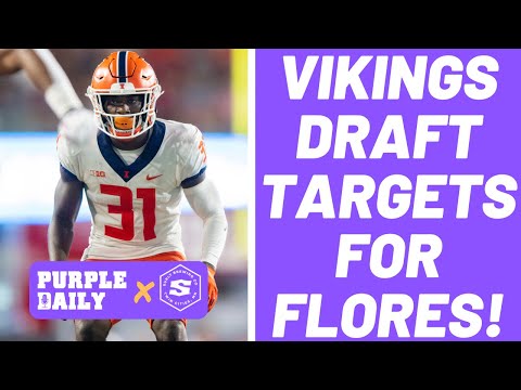 Minnesota Vikings draft targets for Brian Flores