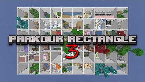 Slow falling in space! Parkour Rectangle 3 | Minecraft map