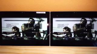Surface Pro 4 I5 8gb Vs Sp4 M3 4gb Resident Evil Benchmark Youtube